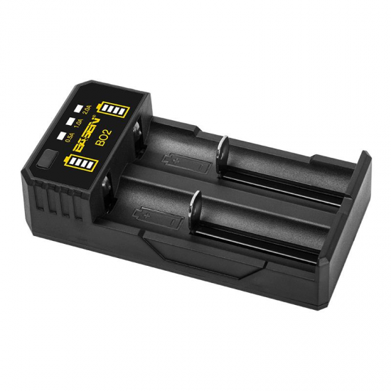 BO2 Smart Li-ion Battery Charger for 14500 18650 26650 21700 Battery BO2 Smart Li-ion Battery Charger for 14500 18650 26650 21700 Battery