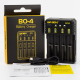 BO4 4Colors Smart Li-ion Battery Charger for 14500 18650 26650 21700 Battery BO4 4Colors Smart Li-ion Battery Charger for 14500 18650 26650 21700 Battery