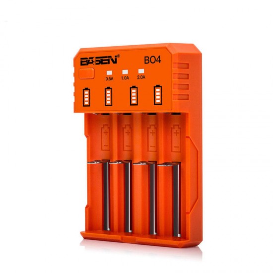 BO4 4Colors Smart Li-ion Battery Charger for 14500 18650 26650 21700 Battery BO4 4Colors Smart Li-ion Battery Charger for 14500 18650 26650 21700 Battery
