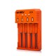 BO4 4Colors Smart Li-ion Battery Charger for 14500 18650 26650 21700 Battery BO4 4Colors Smart Li-ion Battery Charger for 14500 18650 26650 21700 Battery