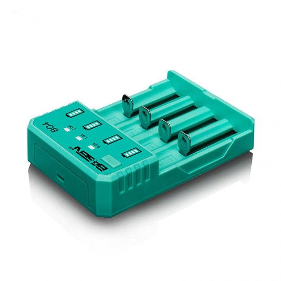 BO4 4Colors Smart Li-ion Battery Charger for 14500 18650 26650 21700 Battery BO4 4Colors Smart Li-ion Battery Charger for 14500 18650 26650 21700 Battery