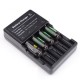 K135 4.2V 1A 4 Slots Auto Stop Protection Universal Li-ion Battery Charger USB Fast Charge For 18650/16340/14500