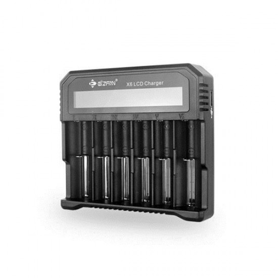 6 Slots Battery Charger LED Display Screen USB/EU/US Plug Small Li-ion Charger For 18650 6 Slots Battery Charger LED Display Screen USB/EU/US Plug Small Li-ion Charger For 18650