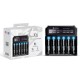 6 Slots Battery Charger LED Display Screen USB/EU/US Plug Small Li-ion Charger For 18650 6 Slots Battery Charger LED Display Screen USB/EU/US Plug Small Li-ion Charger For 18650