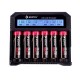 6 Slots Battery Charger LED Display Screen USB/EU/US Plug Small Li-ion Charger For 18650 6 Slots Battery Charger LED Display Screen USB/EU/US Plug Small Li-ion Charger For 18650