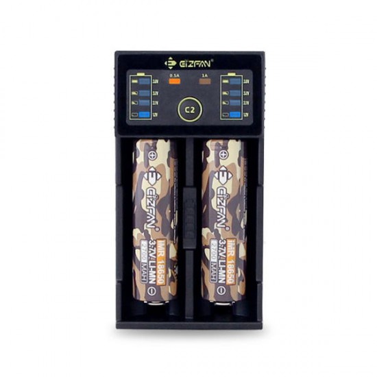 C2 2 Slots USB Battery Charger LED Display Screen Charger For AAA Rechargeable Battery C2 2 Slots USB Battery Charger LED Display Screen Charger For AAA Rechargeable Battery