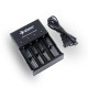 Pro Q4 4 Slots Battery Charger For 18650 20700 21700 Battery US/EU Plug Pro Q4 4 Slots Battery Charger For 18650 20700 21700 Battery US/EU Plug