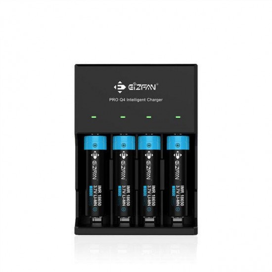 Pro Q4 4 Slots Battery Charger For 18650 20700 21700 Battery US/EU Plug Pro Q4 4 Slots Battery Charger For 18650 20700 21700 Battery US/EU Plug