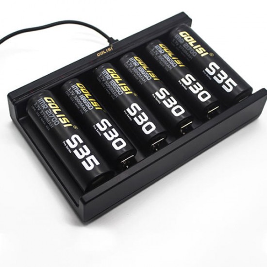 Needle 6 5V 2A Smart Fast Battery Charger USB Charging Overcharging Protection