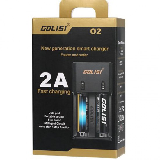 O2 Intelligent Fast Smart Battery Charger for IMR Li-ion LifePO4 Ni-mh Mi-cd AAA or AA O2 Intelligent Fast Smart Battery Charger for IMR Li-ion LifePO4 Ni-mh Mi-cd AAA or AA