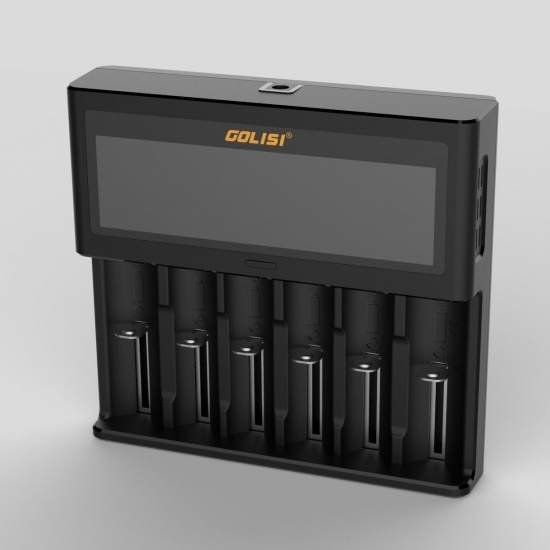 S6 LCD Display Rapid Smart Ni-mh / Ni-cd Battery Charger 18650 26650 18350 16340 21700 S6 LCD Display Rapid Smart Ni-mh / Ni-cd Battery Charger 18650 26650 18350 16340 21700