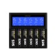 S6 LCD Display Rapid Smart Ni-mh / Ni-cd Battery Charger 18650 26650 18350 16340 21700