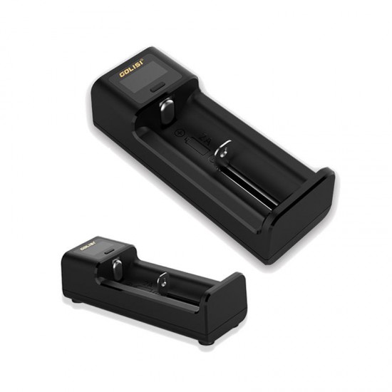 I1 LCD Display USB Port Lite Battery Charger for Li-ion/Ni-mh/Ni-cd Battery Single Slot