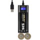 I1 LCD Display USB Port Lite Battery Charger for Li-ion/Ni-mh/Ni-cd Battery Single Slot I1 LCD Display USB Port Lite Battery Charger for Li-ion/Ni-mh/Ni-cd Battery Single Slot
