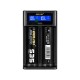 I2 LCD Display USB Port Smart Lite Battery Charger For Li-ion/Ni-mh/Ni-cd Battery 2Slots