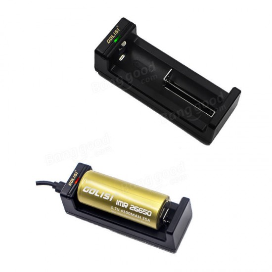 Needle 1 LED Light Display USB Port Smart Lite Battery Charger For Li-ion/Ni-mh/Ni-cd Battery