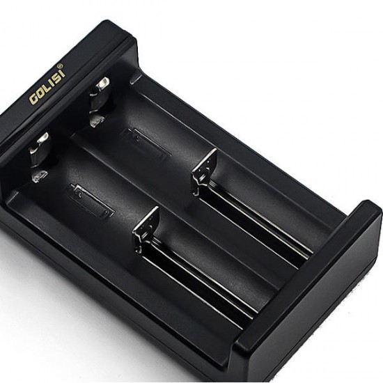 Needle 2 LED Indi USB Port Smart Lite Battery Charger For Li-ion Battery 2Slots