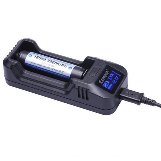 L1 LCD Display Intelligent 26650/18650/16340 Battery Charger