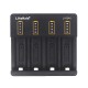 16340 Battery Charger 3.6V/3.7V/4.2V 4 Slots USB Lithium-ion Battery Charger