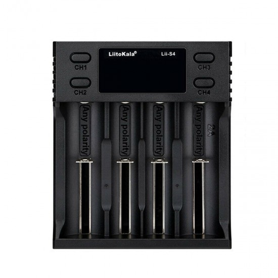 LII-S4 LCD Smart Battery Charger 4 Slot Charger for 18650 26650 18350 NiMH AA LII-S4 LCD Smart Battery Charger 4 Slot Charger for 18650 26650 18350 NiMH AA