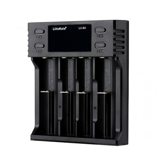 LII-S4 LCD Smart Battery Charger 4 Slot Charger for 18650 26650 18350 NiMH AA LII-S4 LCD Smart Battery Charger 4 Slot Charger for 18650 26650 18350 NiMH AA