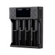 LII-S4 LCD Smart Battery Charger 4 Slot Charger for 18650 26650 18350 NiMH AA