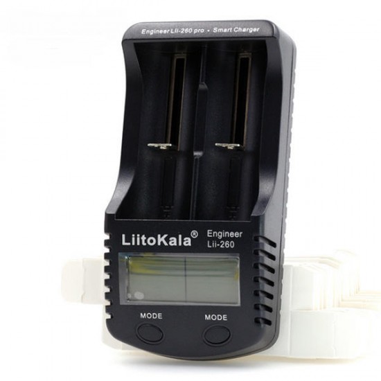 Lii-260 18650/26650 LCD Smartest Li-ion Battery Charger Lii-260 18650/26650 LCD Smartest Li-ion Battery Charger