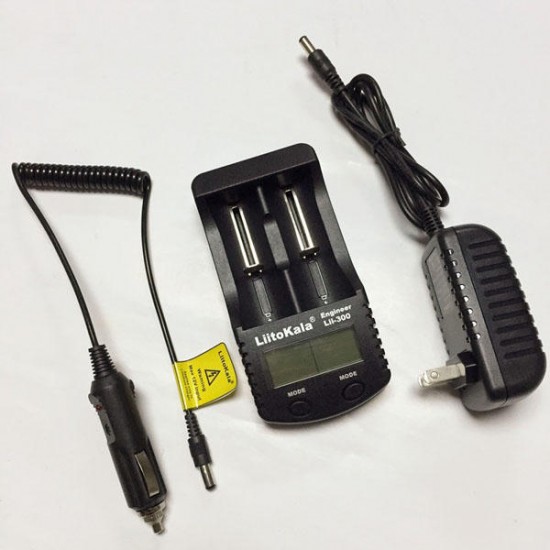 Lii-300 1.2V/3.7V Li-ion And NiMH LCD Smartest Battery Charger Lii-300 1.2V/3.7V Li-ion And NiMH LCD Smartest Battery Charger