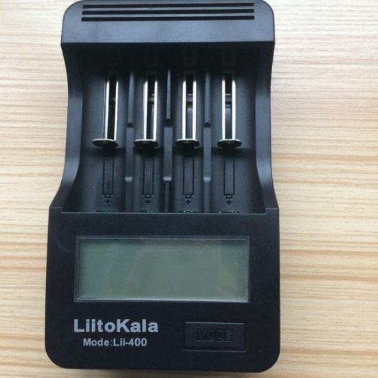 Lii-400 1.2V/3.7V Li-ion And NiMH LCD Smartest Battery Charger Lii-400 1.2V/3.7V Li-ion And NiMH LCD Smartest Battery Charger