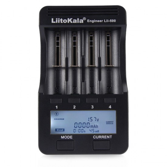 Lii-500 LCD Screen Display Smartest Lithium And NiMH Battery Charger 18650 26650