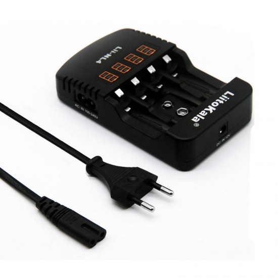 Lii-NL4 AA AAA 9V Ni-MH Ni-Cd Battery Charger US/EU Plug Lii-NL4 AA AAA 9V Ni-MH Ni-Cd Battery Charger US/EU Plug