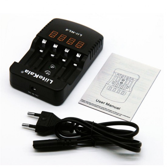 Lii-NL4 AA AAA 9V Ni-MH Ni-Cd Battery Charger US/EU Plug