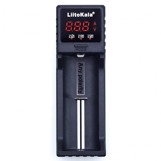 Lii-S1 Intelligent LCD Display USB Battery Charger for 18650 26650 14500 21700 Battery