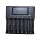 Lii-S6 18650 3.7V Lithium Charger 6 Slots LCD Screen Display Smartest Battery Charger US/EU Plug Lii-S6 18650 3.7V Lithium Charger 6 Slots LCD Screen Display Smartest Battery Charger US/EU Plug