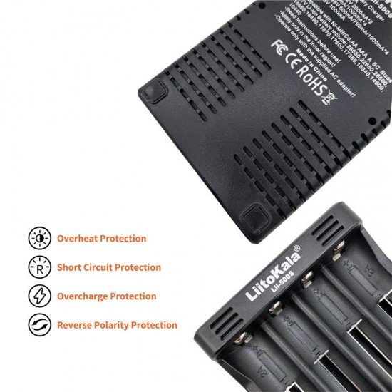 lii-500S LCD Screen Display Smartest Lithium And NiMH Battery Charger 18650 26650