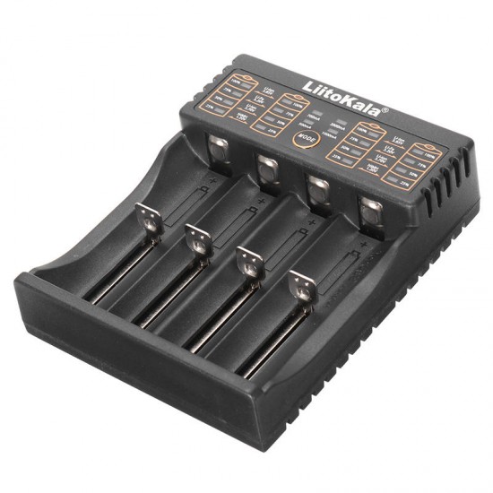 Lii-402 Micro USB DC 5V 4Slots 18650/26650/16340/14500 Battery Charger Lii-402 Micro USB DC 5V 4Slots 18650/26650/16340/14500 Battery Charger