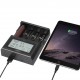 C4-12 LCD Display USB Rapid Intelligent Li-ion/IMR/Ni-MH Battery Charger 4Slots US Plug