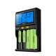 C4 LCD Display Rapid Intelligent Li-ion/IMR/INR Battery Charger 4 Slots US Plug