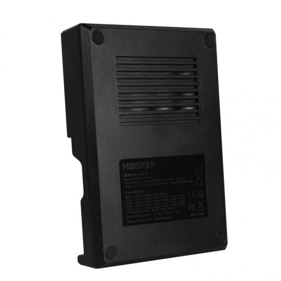 New C4-12 LCD Adjustable Intelligent Battery Charger 4 Slots Multiple Battery For 18650 26650 AAA Li-ion Ni-MH Ni-Cd Battery