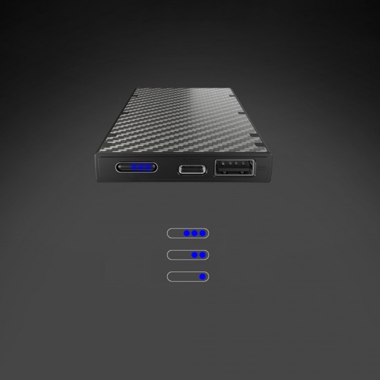 NB10000 Quick-Charge USB/USB-C Dual Ports 10000mAh Power Bank for Phone Flashlights Home Tools Mobile Power Source Mini Portable Charger NB10000 Quick-Charge USB/USB-C Dual Ports 10000mAh Power Bank for Phone Flashlights Home Tools Mobile Power Source Mini Portable Charger