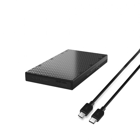 NB5000 5000mAh Power Bank with QC USB/USB-C Dual Ports for Phone Flashlights Home Tools Mobile Power Core Mini Charger NB5000 5000mAh Power Bank with QC USB/USB-C Dual Ports for Phone Flashlights Home Tools Mobile Power Core Mini Charger