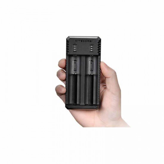 UI2 Dual-Slot Intelligent USB Lithium-ion Battery Charger For 18650 18350 20700 21700 ETC