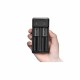 UI2 Dual-Slot Intelligent USB Lithium-ion Battery Charger For 18650 18350 20700 21700 ETC UI2 Dual-Slot Intelligent USB Lithium-ion Battery Charger For 18650 18350 20700 21700 ETC