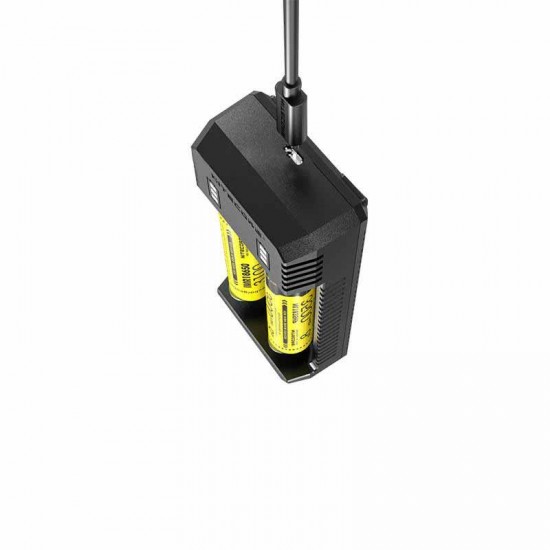 UI2 Dual-Slot Intelligent USB Lithium-ion Battery Charger For 18650 18350 20700 21700 ETC UI2 Dual-Slot Intelligent USB Lithium-ion Battery Charger For 18650 18350 20700 21700 ETC