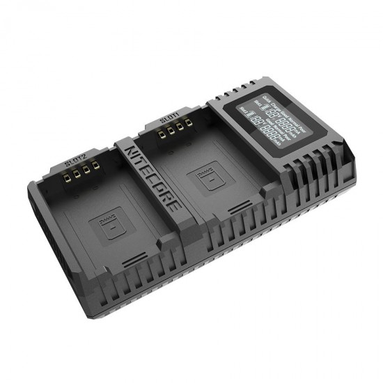 ULM10 PRO Dual Slots Port USB Digital Battery Charger For Leica Camera Battery BP-SCL5 ULM10 PRO Dual Slots Port USB Digital Battery Charger For Leica Camera Battery BP-SCL5