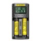 UM4/UM2 LCD Screen Display Lithium Battery Charger 4-Slots USB Charging Smart Rapid Battery Charger