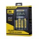UM4/UM2 LCD Screen Display Lithium Battery Charger 4-Slots USB Charging Smart Rapid Battery Charger