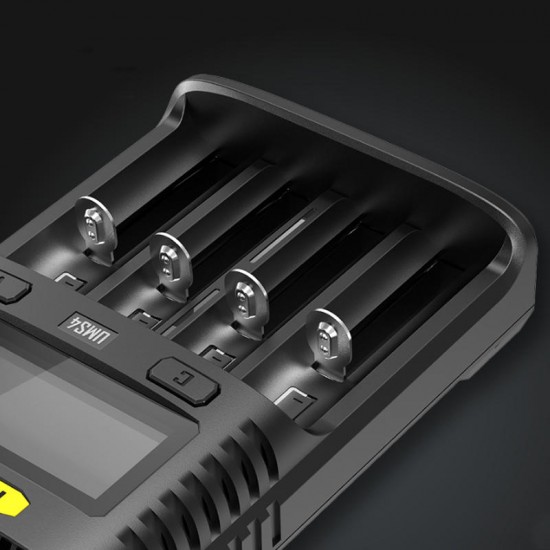 UMS4 USB Battery Charger LCD Screen Smart 3Modes Charging For Almost All Battery Types UMS4 USB Battery Charger LCD Screen Smart 3Modes Charging For Almost All Battery Types