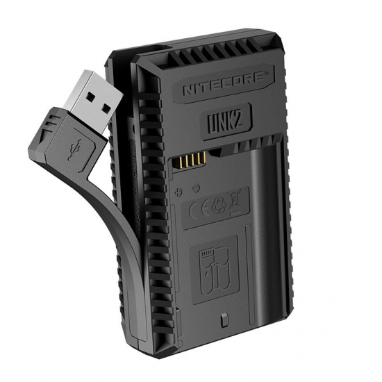 UNK2 Dual Slots Port USB Digital Battery Charger for Nikon EN-EL15 Camera Battery