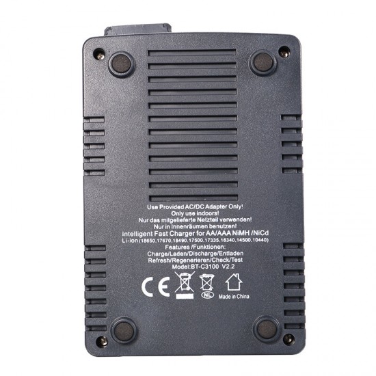 BT-C3100 V2.2 4Slots LCD Display Smart Intelligent Universal Battery Charger BT-C3100 V2.2 4Slots LCD Display Smart Intelligent Universal Battery Charger